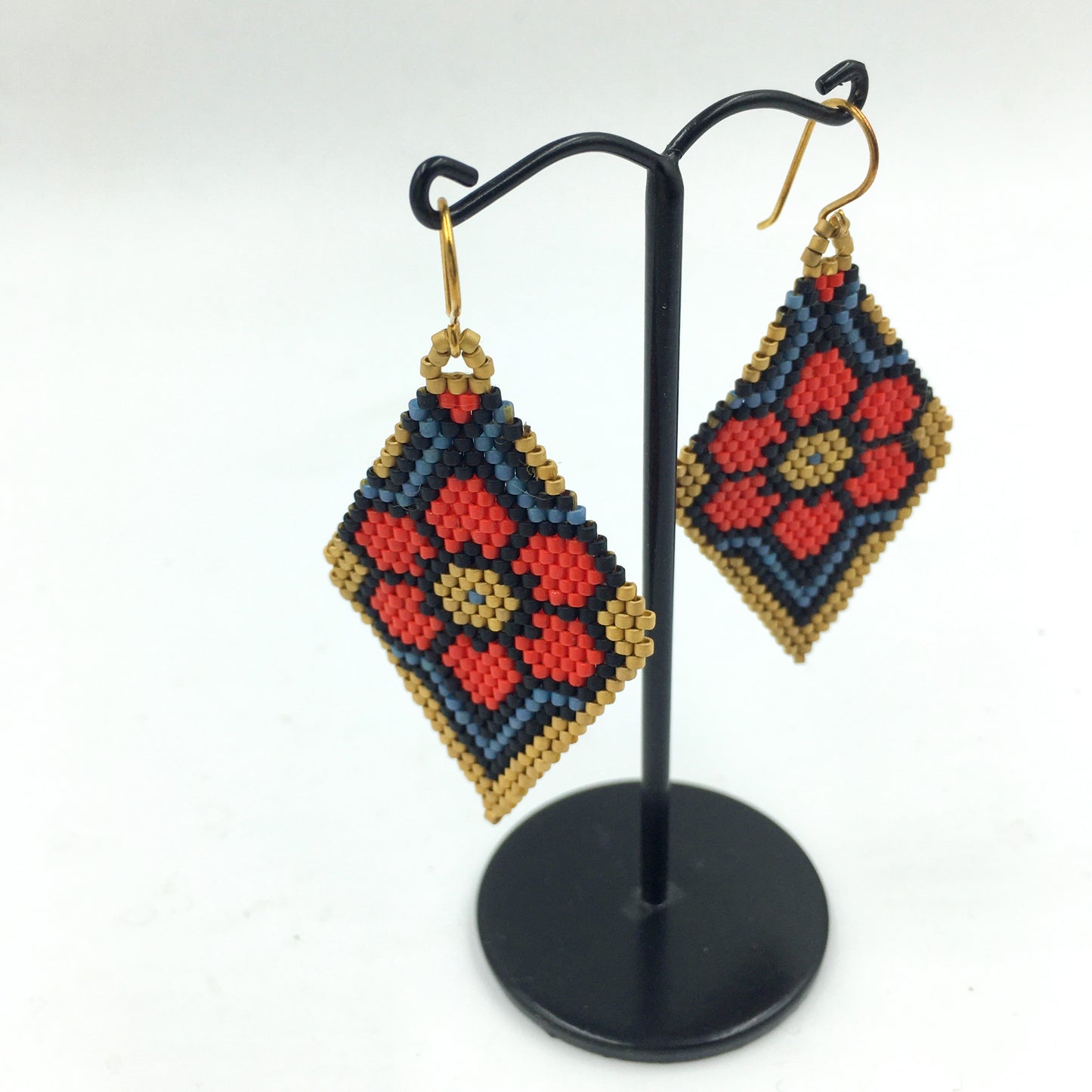 Poinsettia Earrings