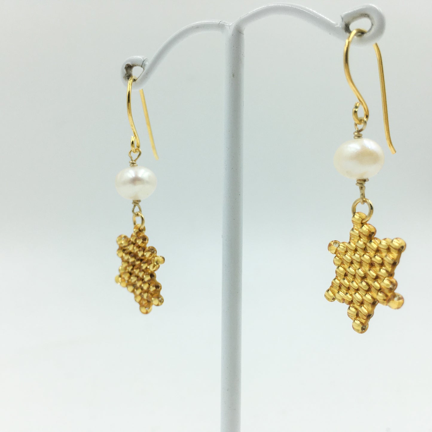 Pearl Star Earrings