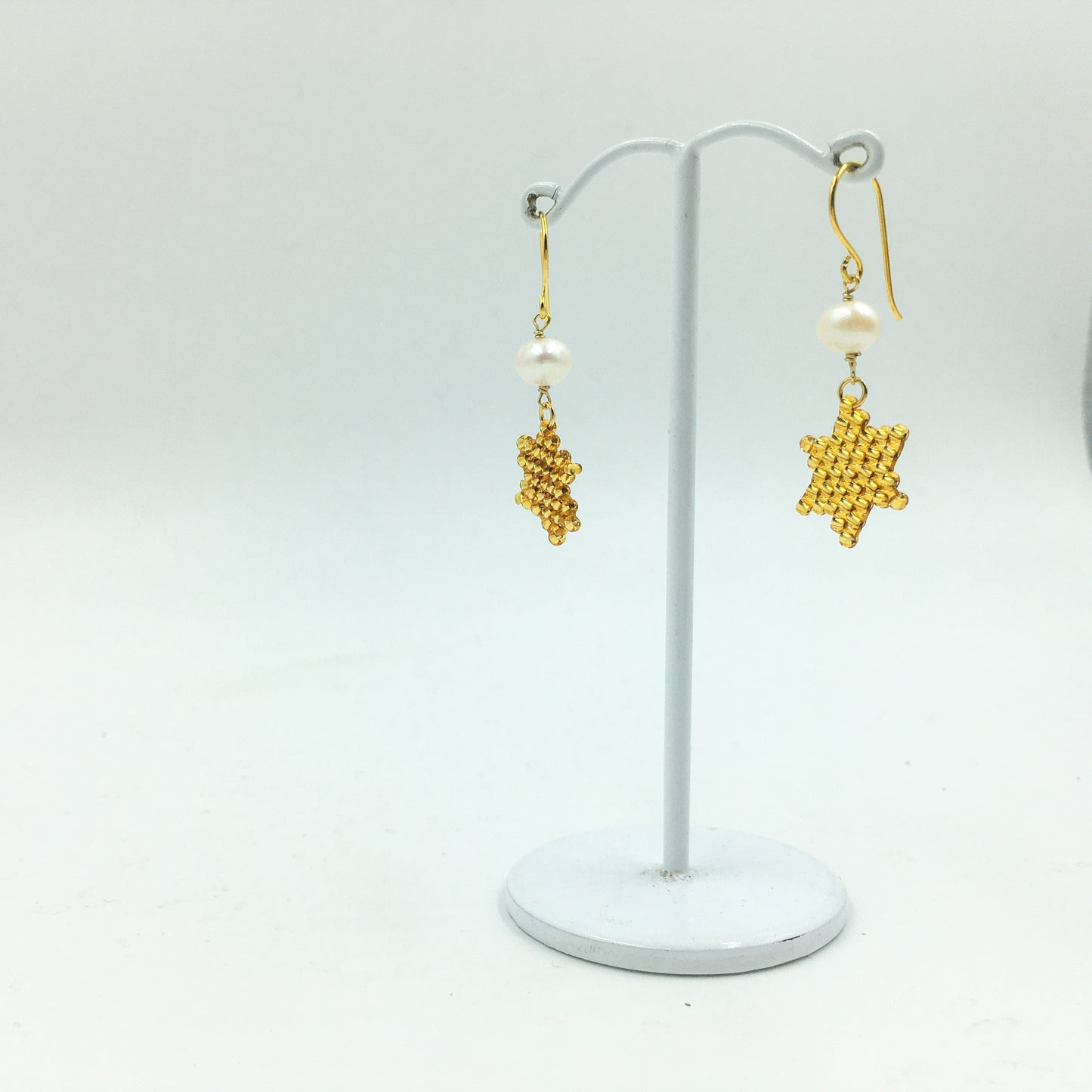 Pearl Star Earrings